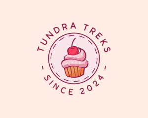 Sweet Cherry Cupcake logo design