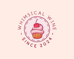 Sweet Cherry Cupcake logo design