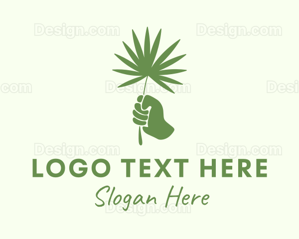 Tropical Nature Hand Logo