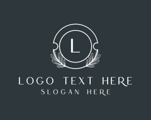 Organic Natural Leaf Wreath  logo