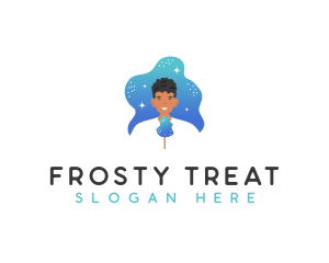 Cotton Candy Man logo design