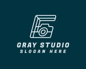 Gray Letter G Camera logo