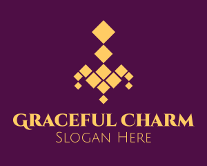Golden Elegant Chandelier logo