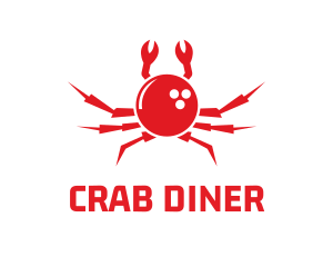 Bowling Ball Crab logo