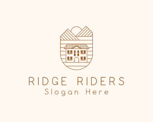 Countryside Mountain Mansion logo design