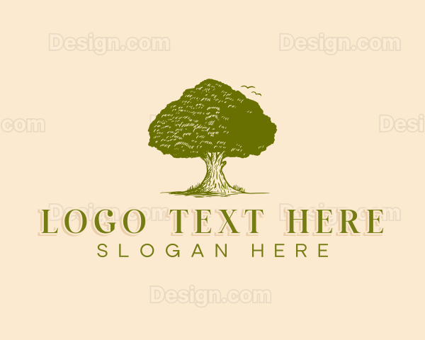 Agriculture Oak Tree Logo