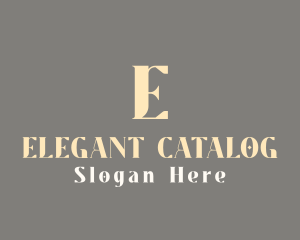 Elegant Brand Luxury logo design