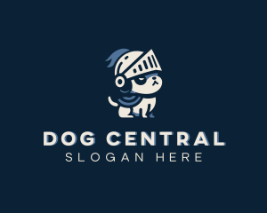 Dog Pet Knight logo design