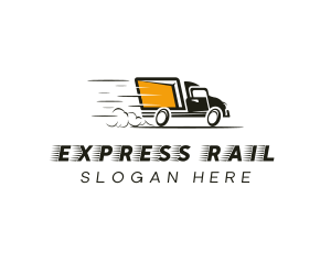 Express Delivery Truck logo design