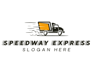 Express Delivery Truck logo design