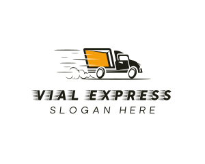 Express Delivery Truck logo design