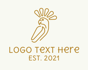 Gold Luxe Cockatoo  logo