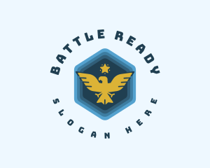Military Bird Eagle logo