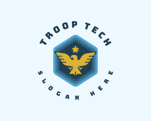 Military Bird Eagle logo