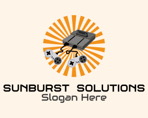 Video Game Console Sunburst logo