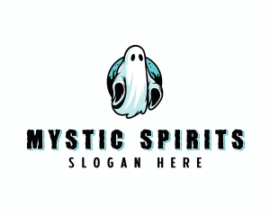 Spooky Scary Ghost logo design