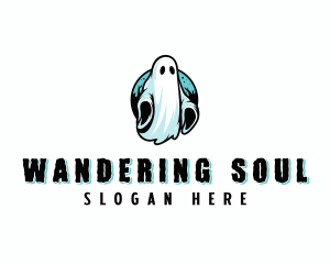 Spooky Scary Ghost logo design