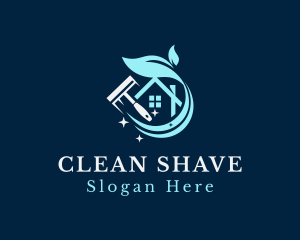 Eco Friendly Home Cleaning  logo design