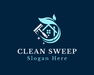 Eco Friendly Home Cleaning  logo design