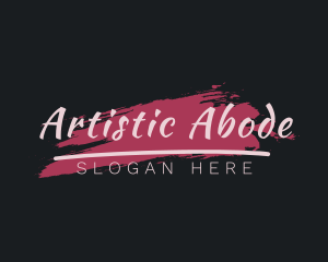 Paint Brushstroke Artist logo