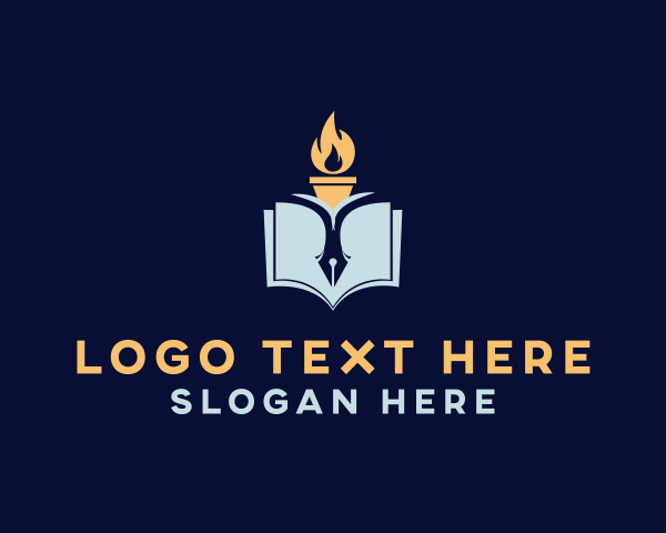 Literature logo example 3