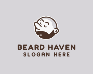 Beard Guy Character logo design