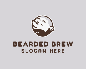 Beard Guy Character logo design