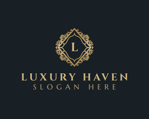 Luxury Floral Boutique logo design