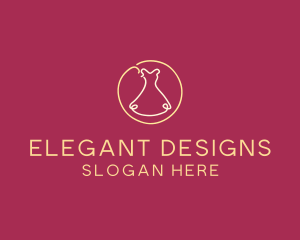 Glamor Fashion Dress Tailoring  logo design