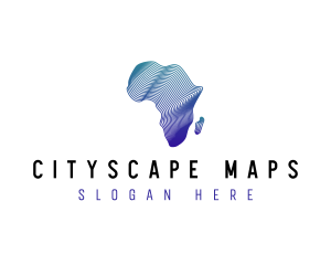 Africa Map Company logo design