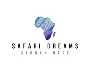 Africa Map Company logo design