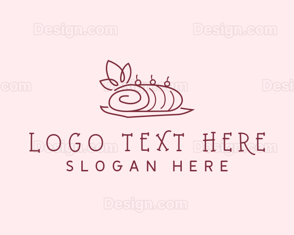 Sweet Cake Dessert Logo