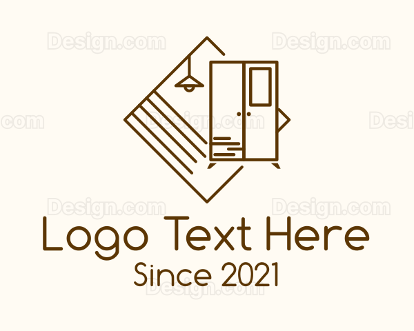 Light Cabinet Interior Furnishing Logo