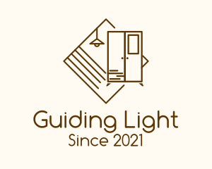 Light Cabinet Interior Furnishing logo design