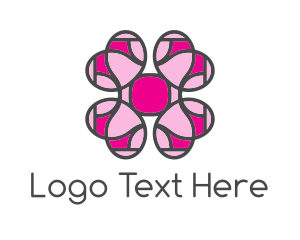 Pink Flower Garden  logo