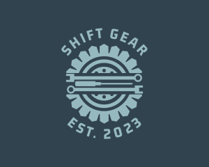 Gear Mechanic Tools logo design