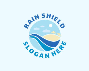 Summer Beach Coast logo design