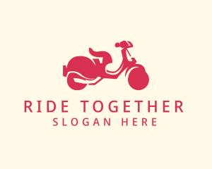 Scooter Ride Vehicle logo design