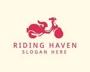 Scooter Ride Vehicle logo design