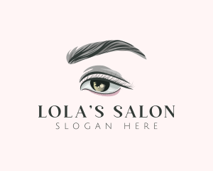 Beauty Salon Eye Makeup logo design