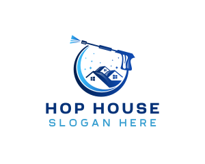 House Cleaner Housekeeping logo design