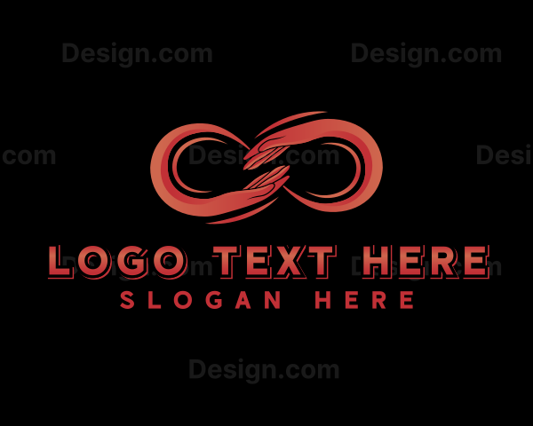 Infinity Loop Hand Logo