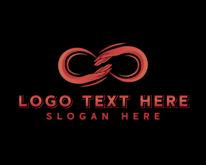 Infinity Loop Hand Logo