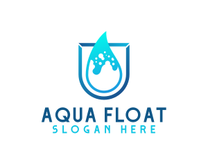 Water Aqua Splash logo design