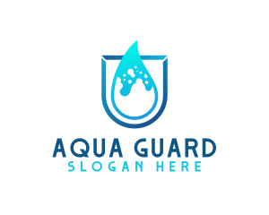 Water Aqua Splash logo design