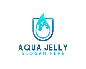 Water Aqua Splash logo design