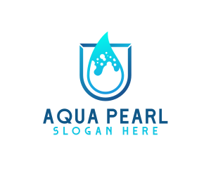 Water Aqua Splash logo design