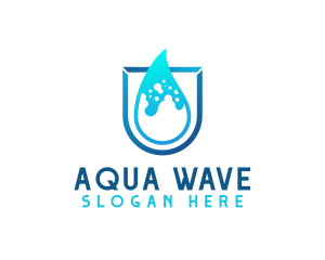 Water Aqua Splash logo