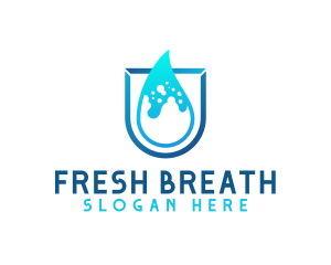 Water Aqua Splash logo design