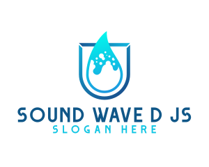 Water Aqua Splash logo design